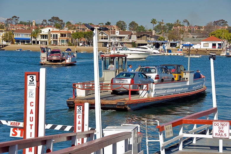 Car ferry to Balboa Island, Newport Beach © David Zanzinger - Alamy Stock Photo Car ferry to Balboa Island, Newport Beach © David Zanzinger - Alamy Stock Photo