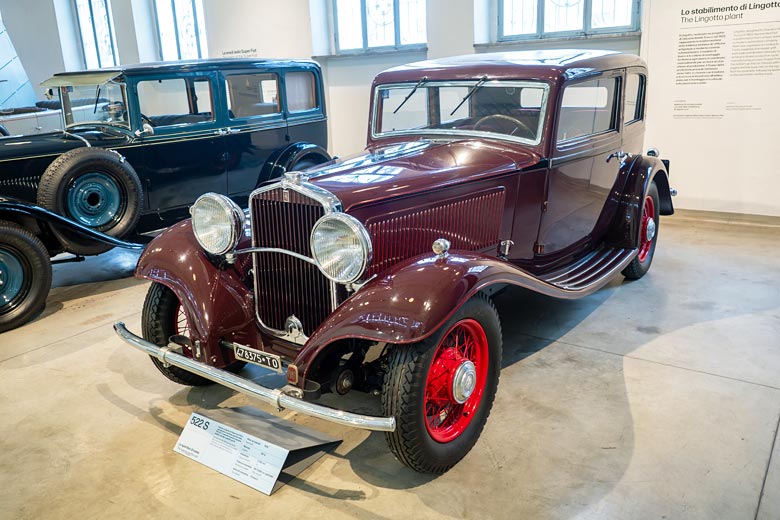 Inside Centro Storico Fiat museum
