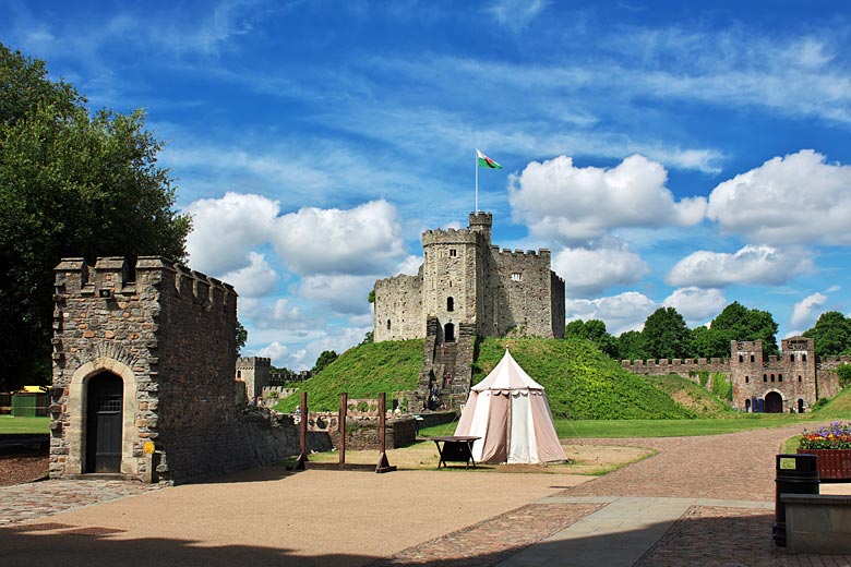 Inside Cardiff Castle