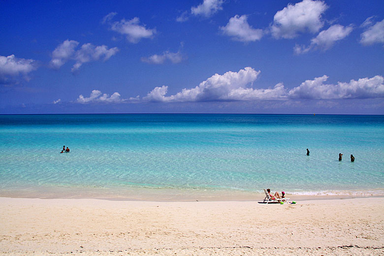 Relaxing on Cayo Santa Maria, Cuba