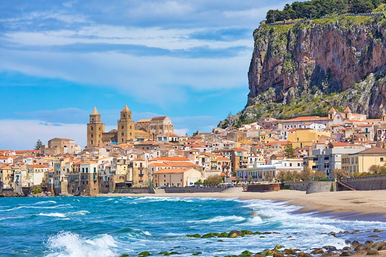 The coastal town of Cefal&ugrave;, northern Sicily