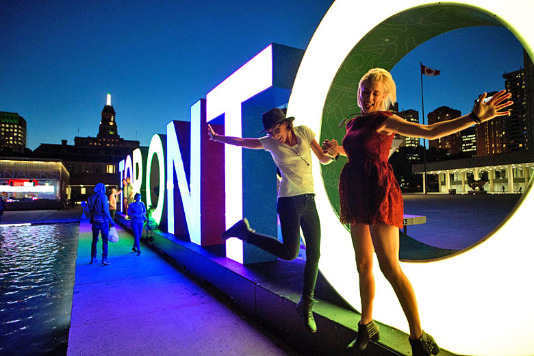 Celebrating gay rights in Toronto, Canada ©