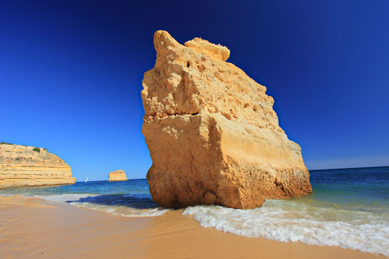 Cheap car hire Faro Airport: Praia da Marinha, Algarve