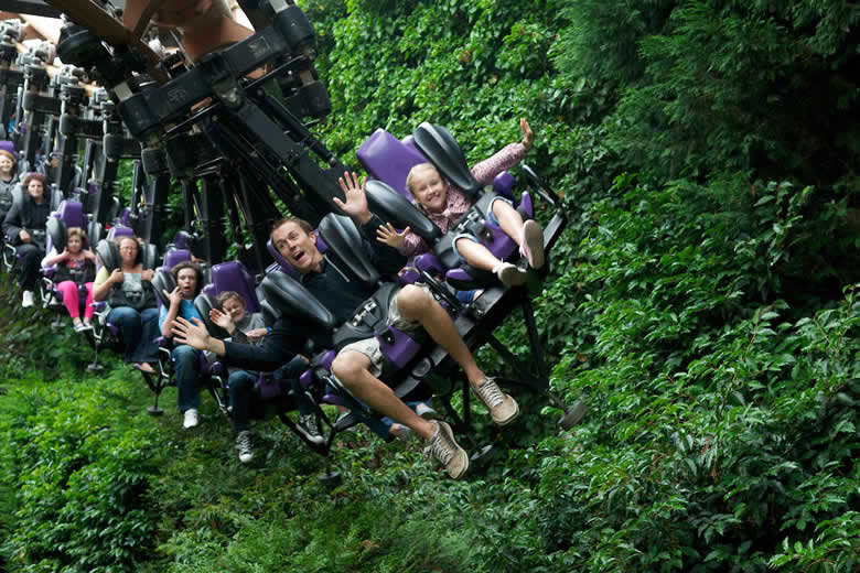 The Vampire theme park ride at Chessington