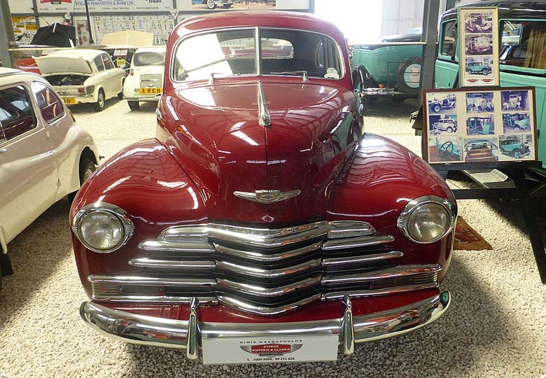 A 1947 Chevrolet Fleetmaster at the Classic Motor Museum
