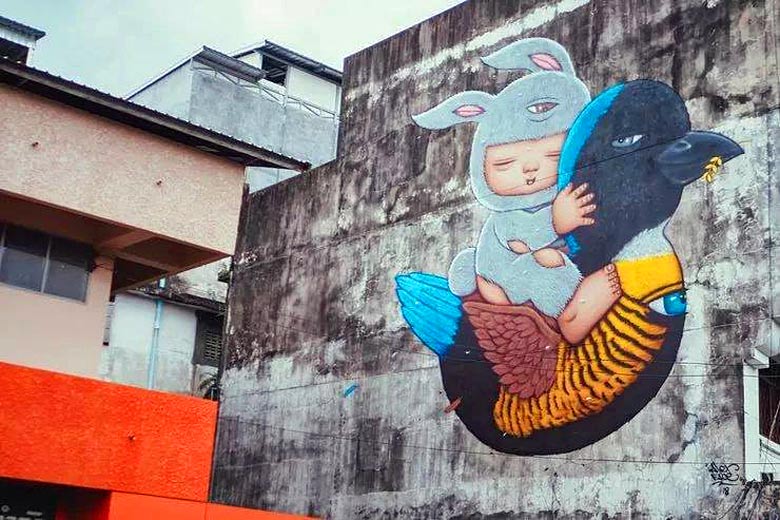 Get stuck into Krabi Town's street art Get stuck into Krabi Town's street art