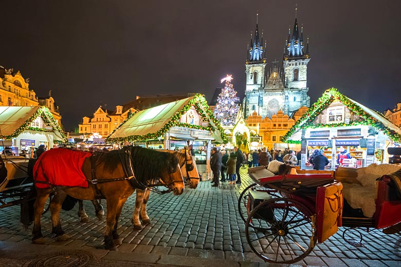 Christmas market in the Old Town Square, Prague Christmas market in the Old Town Square, Prague