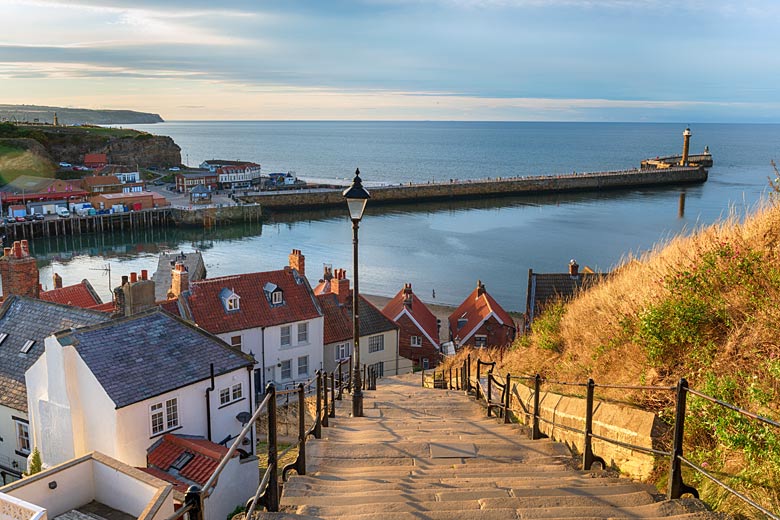 View from the 199 'Church Stairs' in Whitby © Helen Hotson - Adobe Stock Image