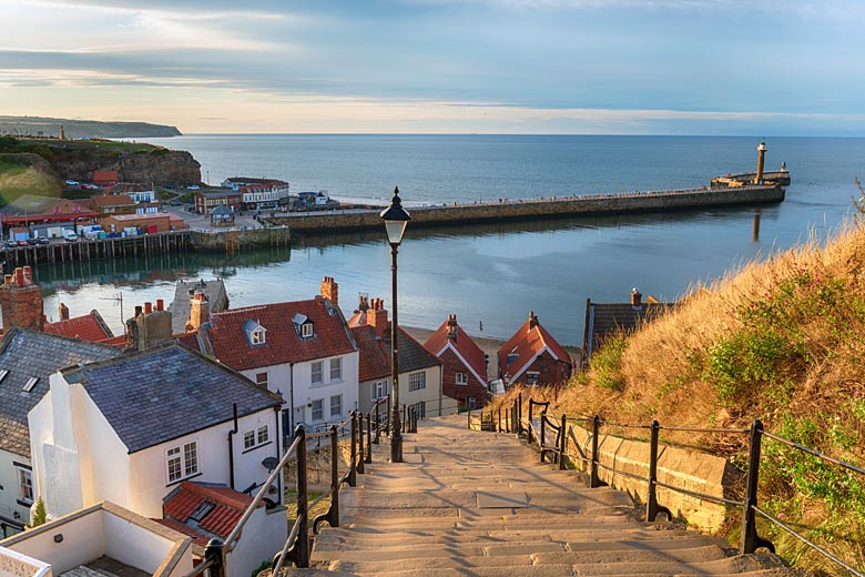 View from the 199 'Church Stairs' in Whitby View from the 199 'Church Stairs' in Whitby