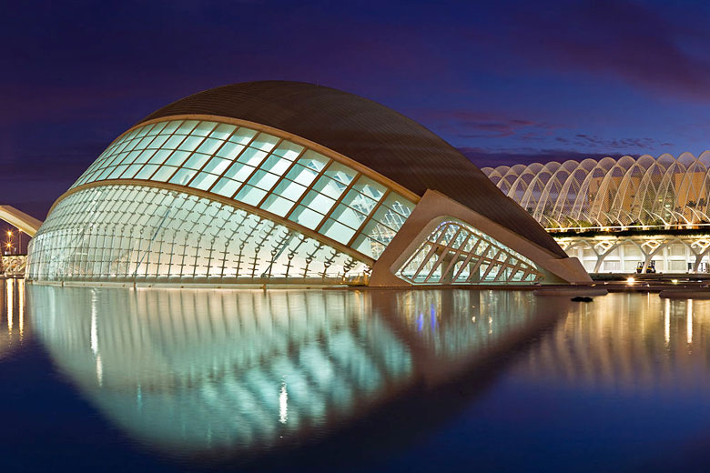 The City of Arts and Sciences, Valencia © David Iliff - Wikimedia Commons