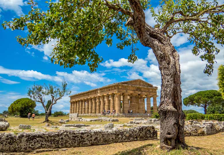 The ancient city of Paestum