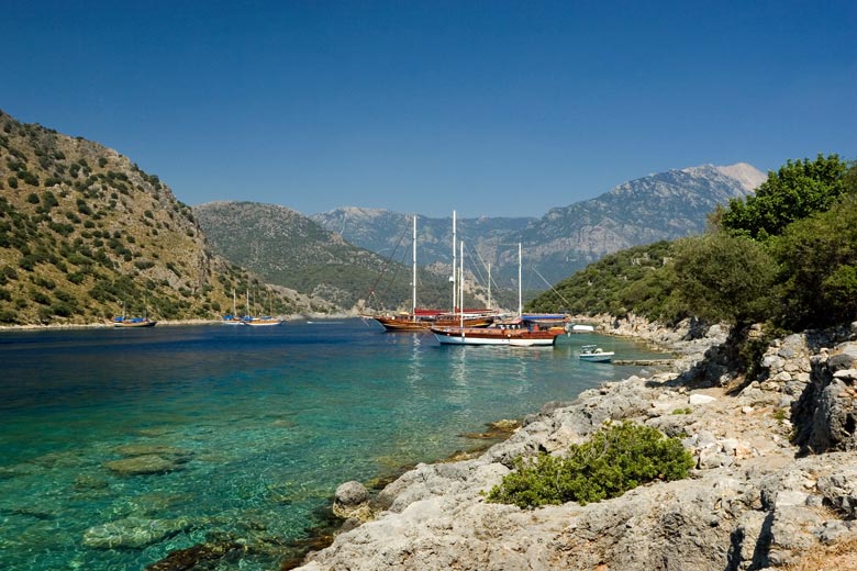Enjoy the coastline at Gemiler, Turkey Enjoy the coastline at Gemiler, Turkey