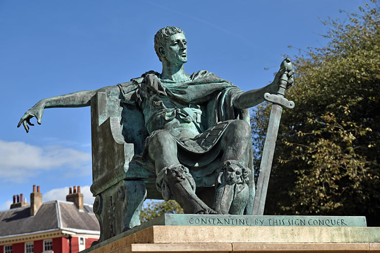Constantine the Great, statue in York Constantine the Great, statue in York