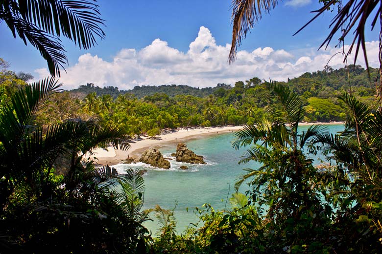 Bay on Costa Rica's west coast Bay on Costa Rica's west coast