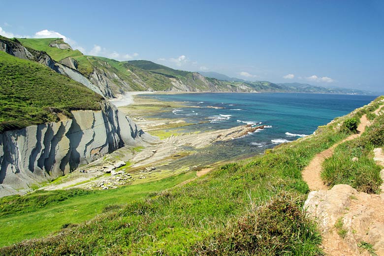 The beautiful Basque Country coast