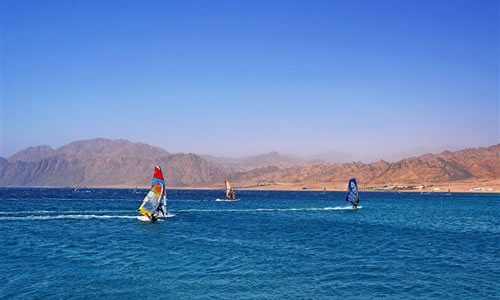 Dahab Windsurfing, Red Sea, Egypt courtesy Egyptian Tourist Authority Dahab Windsurfing, Red Sea, Egypt courtesy Egyptian Tourist Authority
