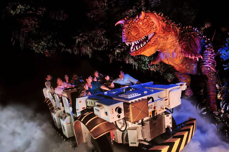 Dinosaur ride at Animal Kingdom