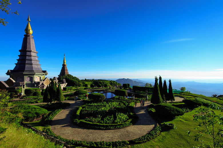 Winter sun in the mountains, Chiang Mai