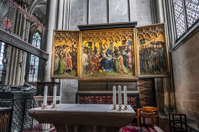 The 15th-century Adoration of the Magi Altarpiece, Cologne Cathedral The 15th-century Adoration of the Magi Altarpiece, Cologne Cathedral