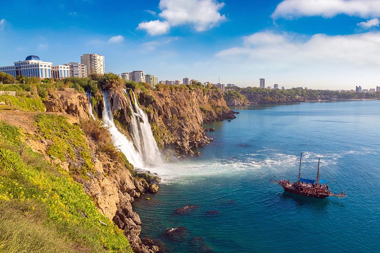 Up close with Düden waterfalls