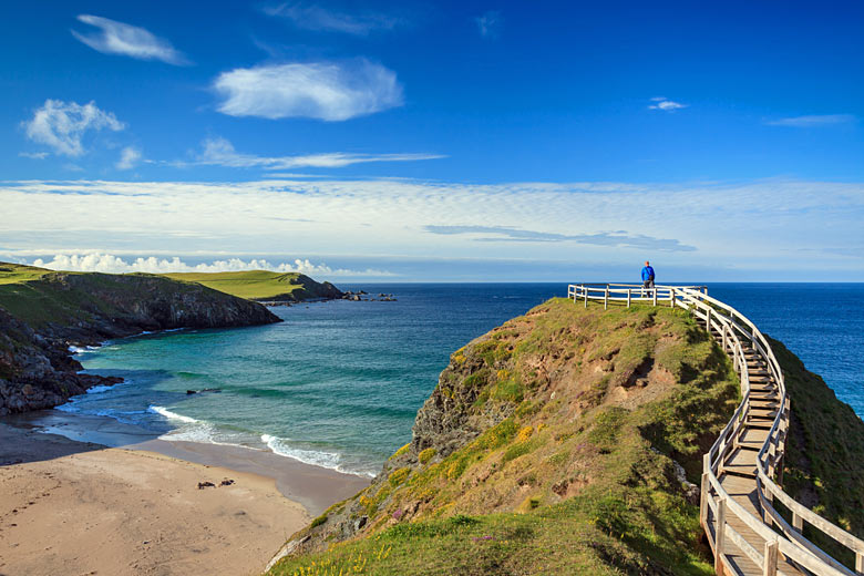 One of the beaches in Durness Bay near the Smoo Cave One of the beaches in Durness Bay near the Smoo Cave