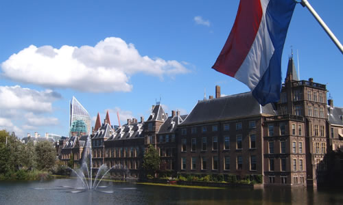 Dutch Parliament building in the Hague. Photo by Markus Bernet