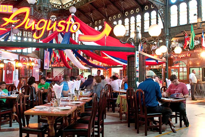 Eat at Mercado Central, Santiago, Chile