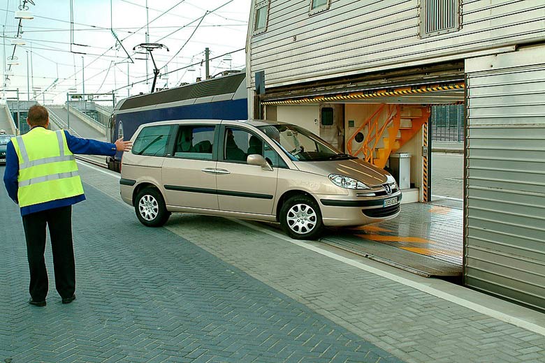 Boarding the Eurotunnel Le Shuttle