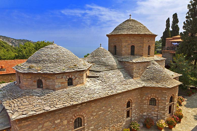Chapel at the Evangelistria Monastery, Skiathos Chapel at the Evangelistria Monastery, Skiathos