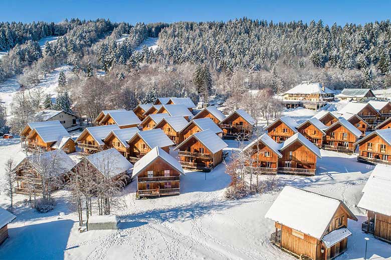 Smaller chalet apartments in the village of Feclaz - photo courtesy of Ski France