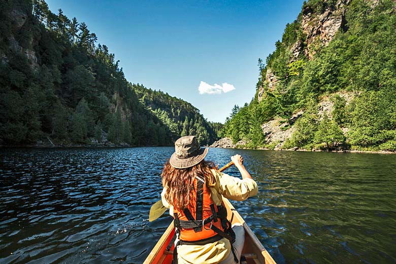 Exploring Algonquin Provincial Park, Ontario, Canada © Ontario Tourism Marketing Partnership Corporation