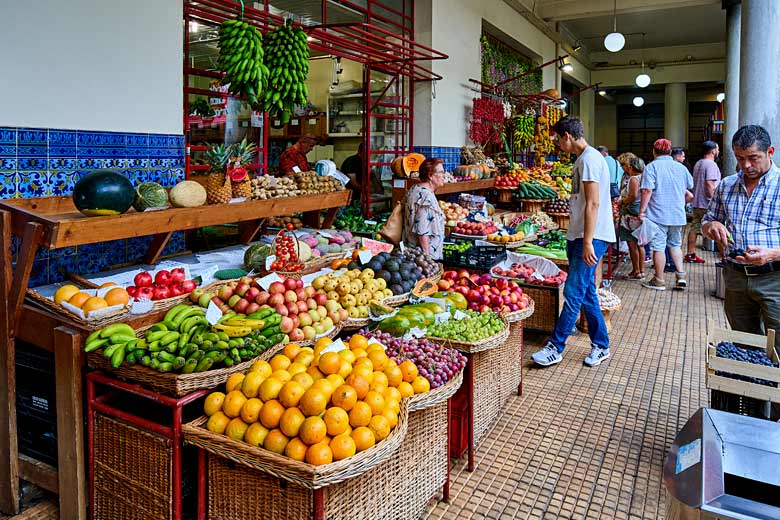 Funchal's colourful farmers' market