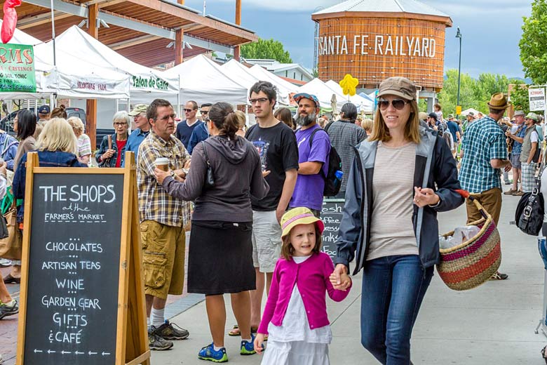 Pick up local treats at the Railyard Farmers' Market Pick up local treats at the Railyard Farmers' Market