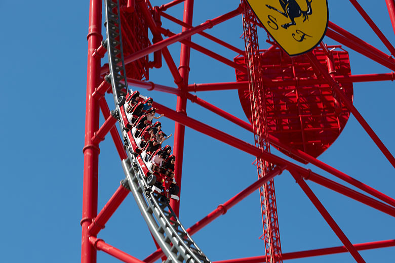 Ride Red Force at Ferrari Land, PortAventura Ride Red Force at Ferrari Land, PortAventura