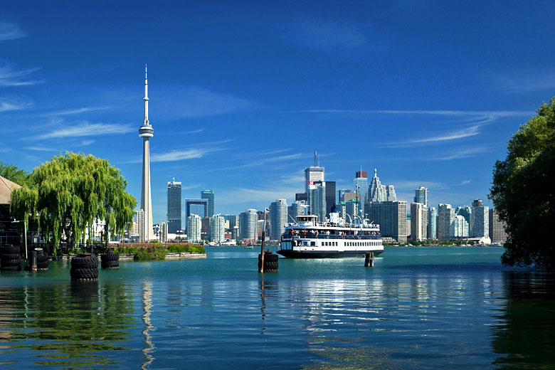 The ferry to Toronto Island Park, Toronto, Canada The ferry to Toronto Island Park, Toronto, Canada