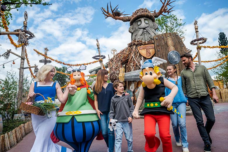 Meet the whole gang at Parc Astérix, north of Paris Meet the whole gang at Parc Astérix, north of Paris