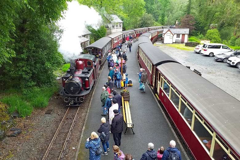 Tan-y-Bwlch Station on the Ffestiniog Railway