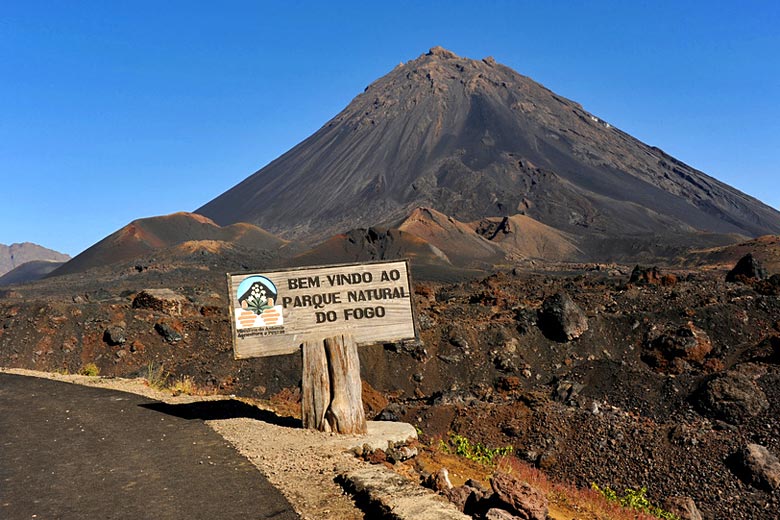 Pico do Fogo volcano, Fogo Island, Cape Verde Pico do Fogo volcano, Fogo Island, Cape Verde