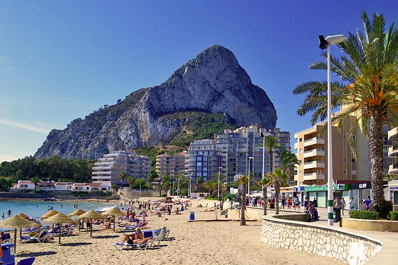 Playa de la Fossa, Calpe, Costa Blanca, Spain