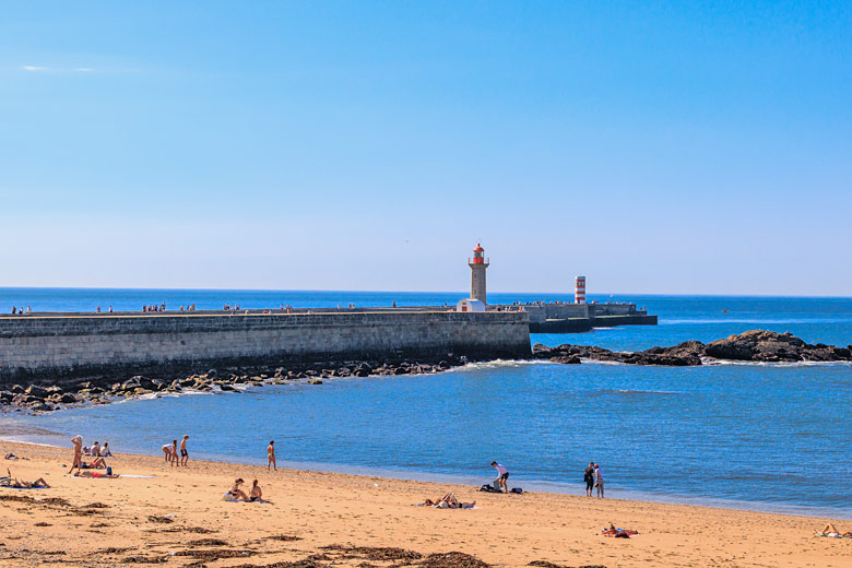 Head to the beach at Foz do Douro