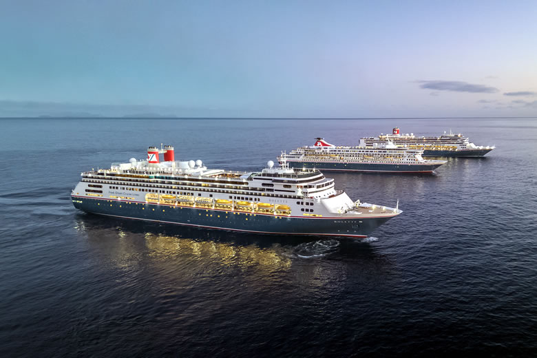 Fred Olsen's fleet of ships including Bolette, Balmoral & Borealis