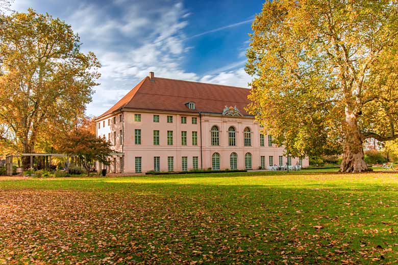 Autumn in the gardens of Schönhausen Palace Autumn in the gardens of Schönhausen Palace