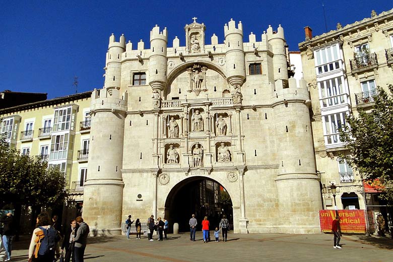 Sixteenth-century gateway into the city of Burgos Sixteenth-century gateway into the city of Burgos