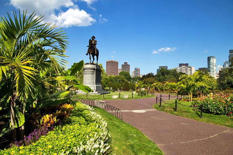 Statue of George Washington in Boston Public Garden Statue of George Washington in Boston Public Garden