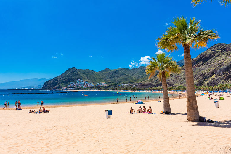 The golden sands of Playa de las Teresitas The golden sands of Playa de las Teresitas