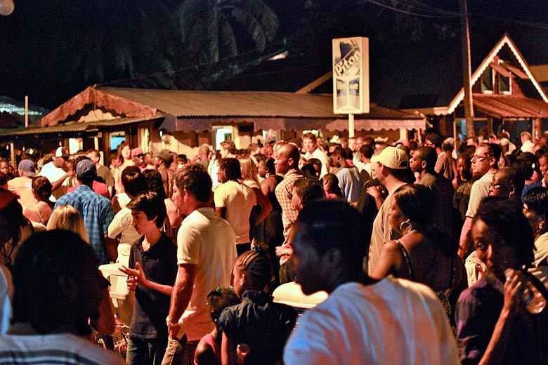 Friday night 'Jump Up' in St Lucia Friday night 'Jump Up' in St Lucia