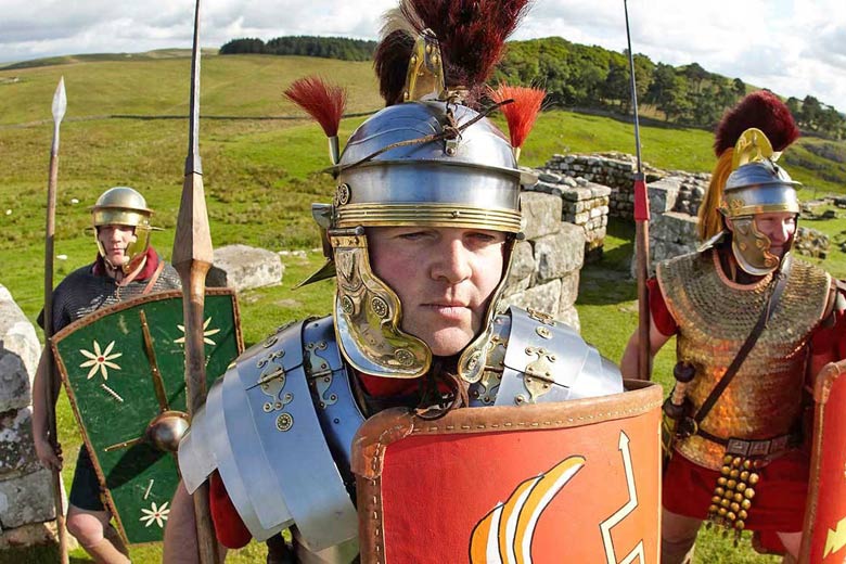 Hadrian's Wall Roman re-enactment