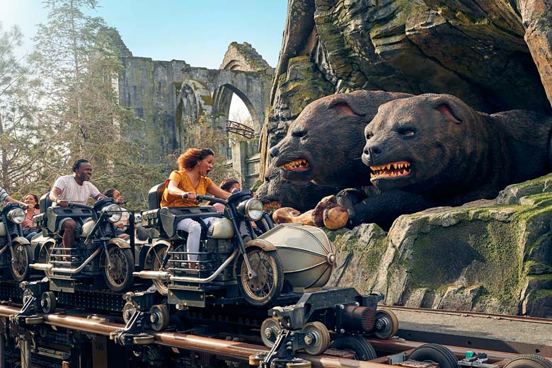 Universal's popular Hagrid's Magical Creatures Motorbike Adventure Universal's popular Hagrid's Magical Creatures Motorbike Adventure