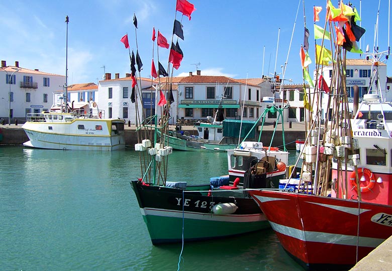 The harbour in Port Joinville