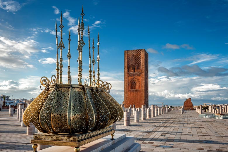 The Hassan Tower in Rabat, Morocco